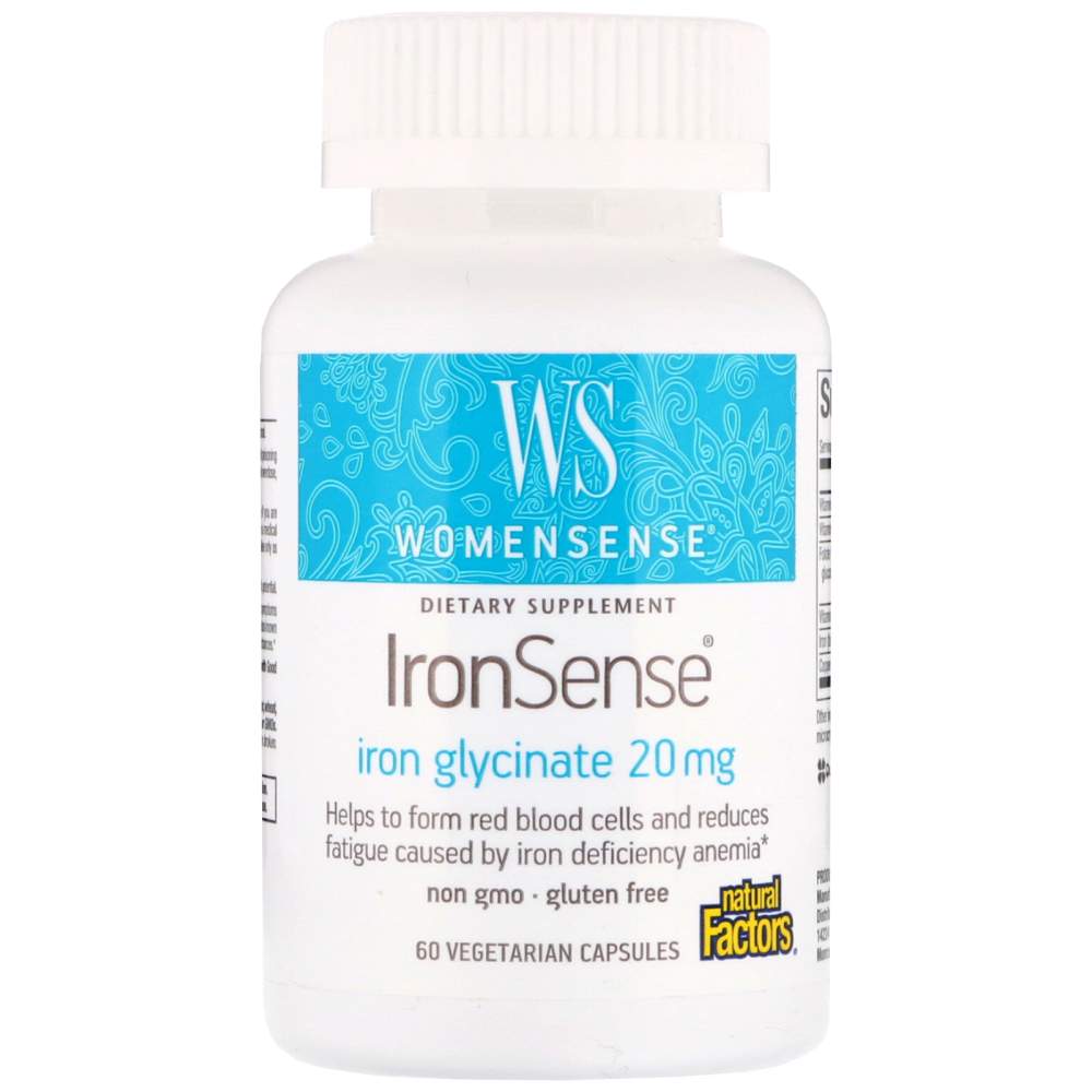 Natural Factors Iron Sense 668 mg - Желязо формула 668 mg