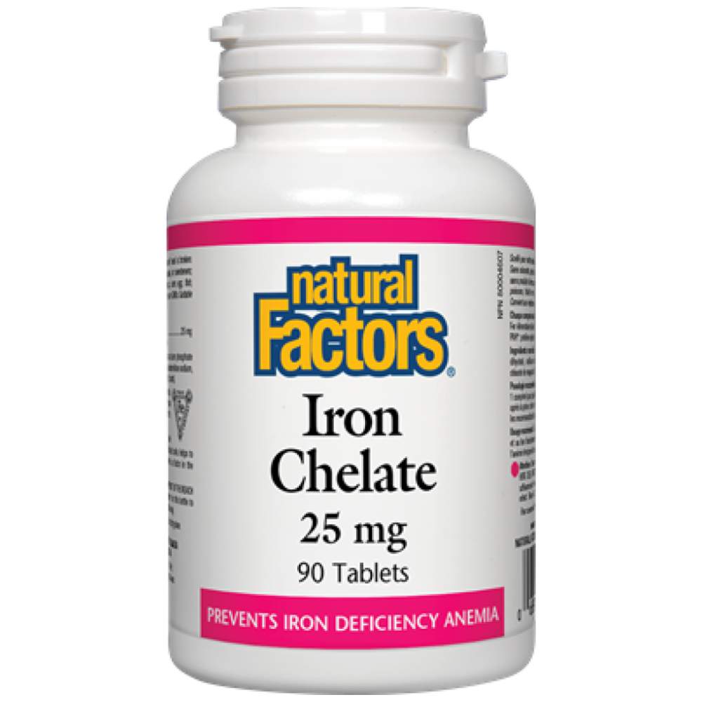 Natural Factors Iron Chelate 25 mg - Хелатно желязо 25 mg