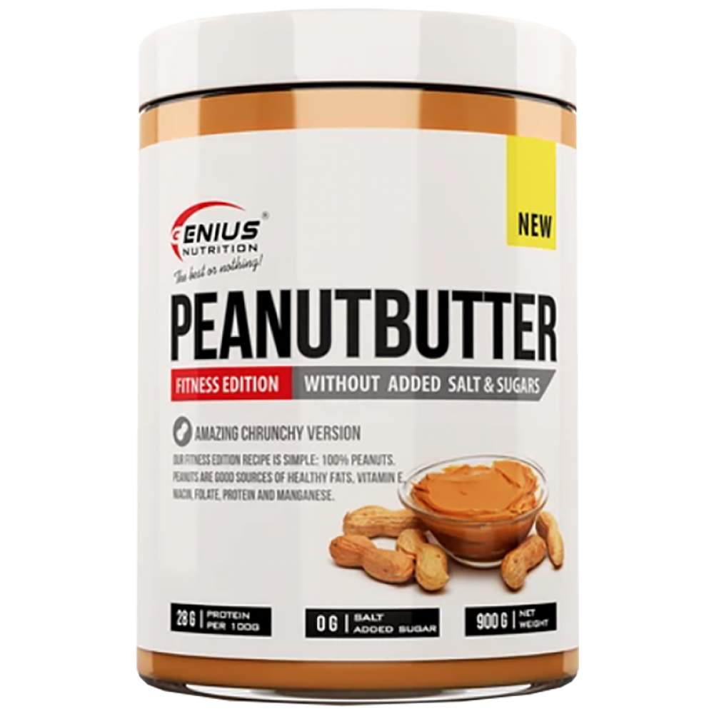 Genius Nutrition Peanut Butter Crunchy - Фъстъчено масло с парченца