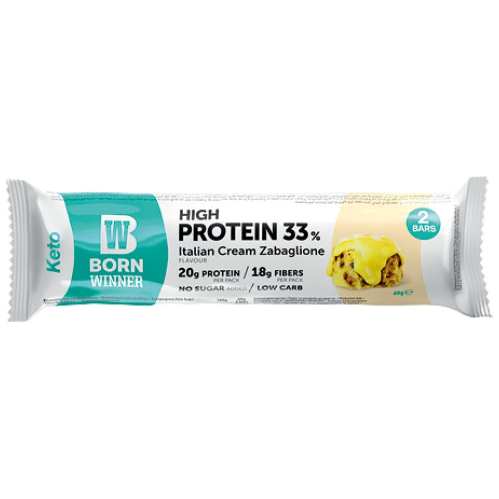 Born Winner Keto 33% High Protein Bar - Кето протеинов бар 33%