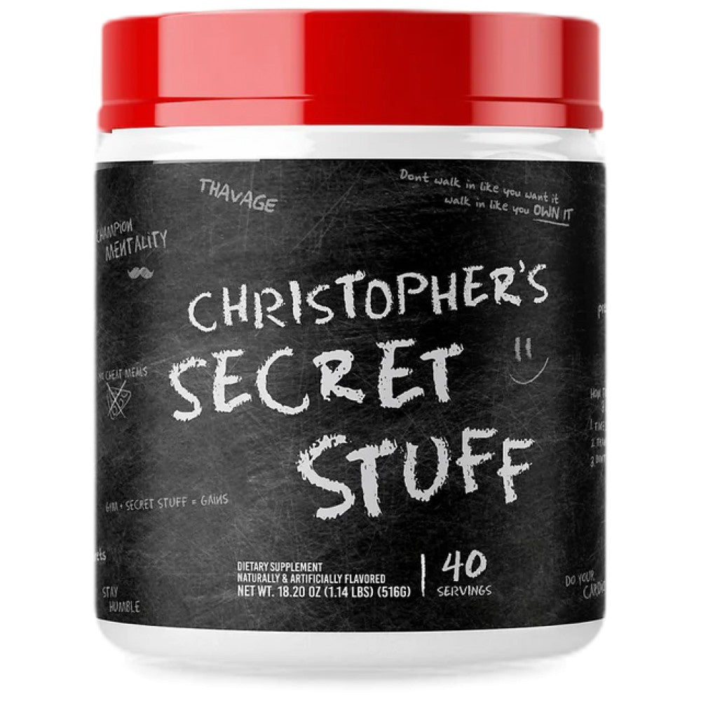 RAW Nutrition Christopher's Secret Stuff Champion Pre-Workout - Предтренировъчна формула