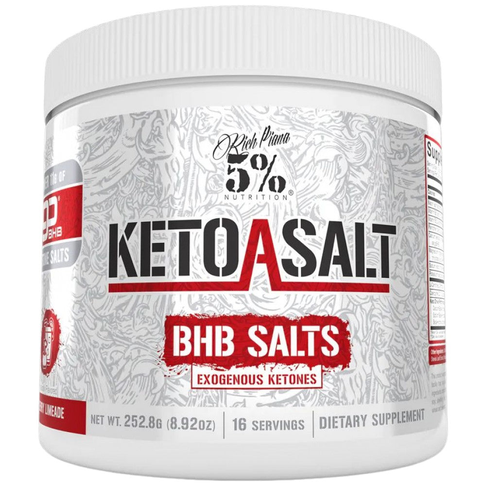 Rich Piana 5% Nutrition Keto aSALT with goBHB Salts - Кетонни соли за кето диета