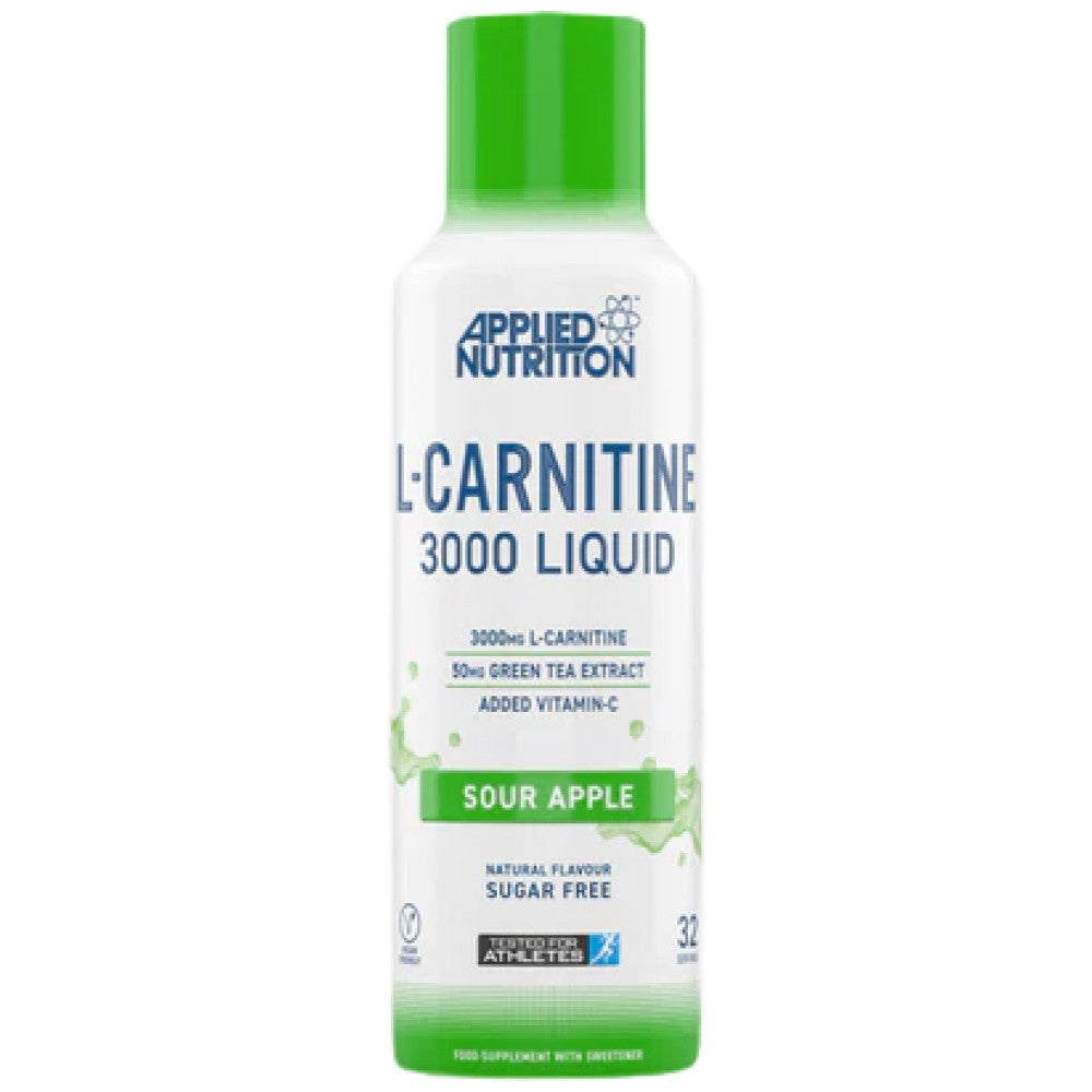 Applied Nutrition L-Carnitine Liquid 3000 With Green Tea - Течен L-Карнитин със зелен чай