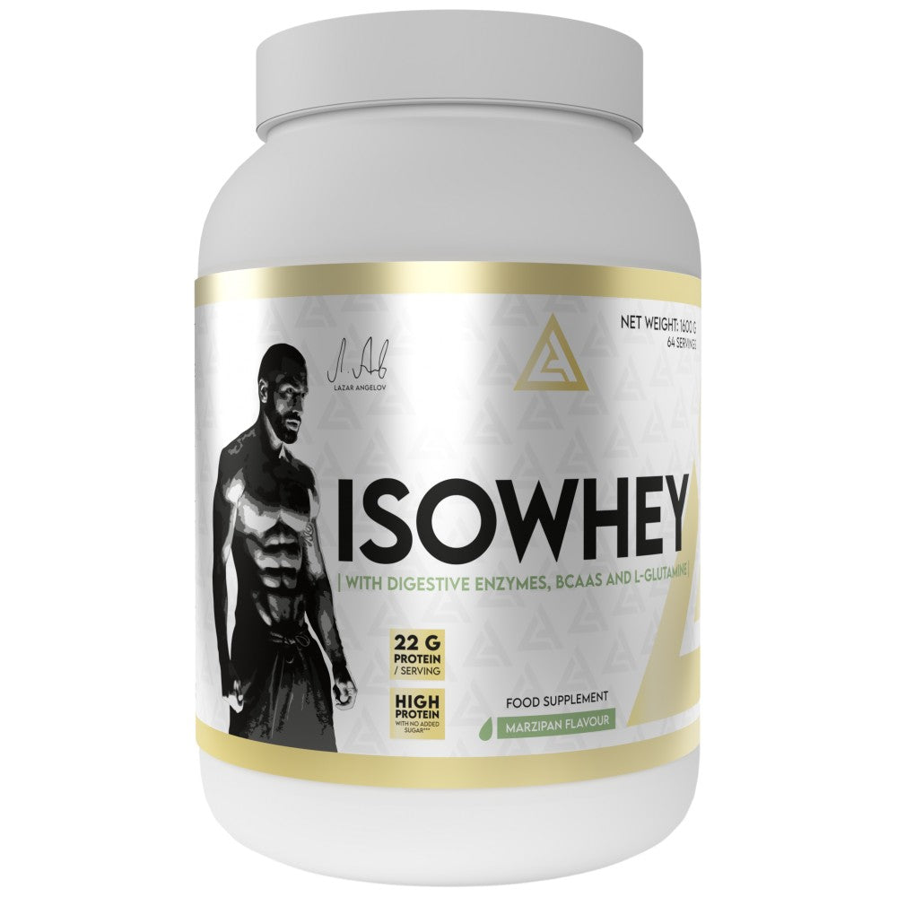 Lazar Angelov Nutrition IsoWhey Whey Protein Isolate - Суроватъчен протеин изолат с ензими