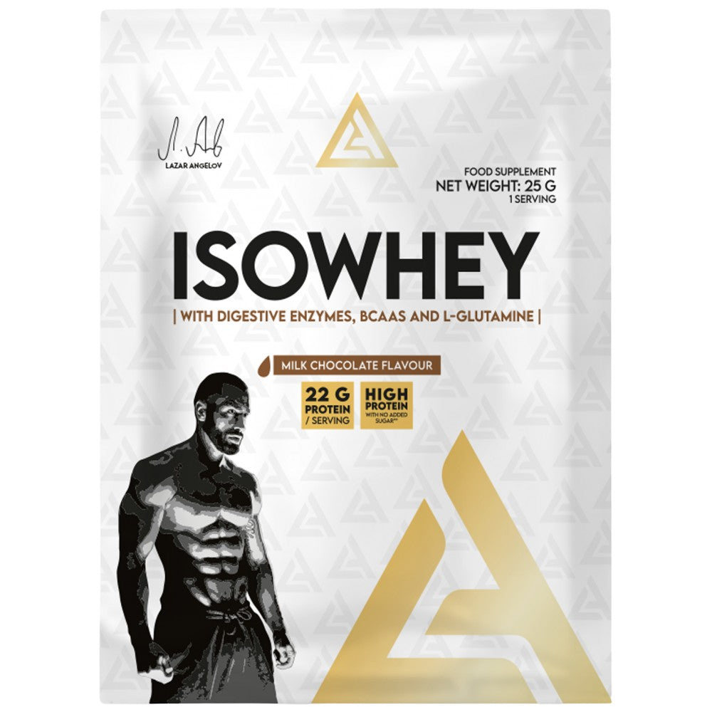 Lazar Angelov Nutrition IsoWhey Whey Protein Isolate - Суроватъчен протеин изолат с ензими