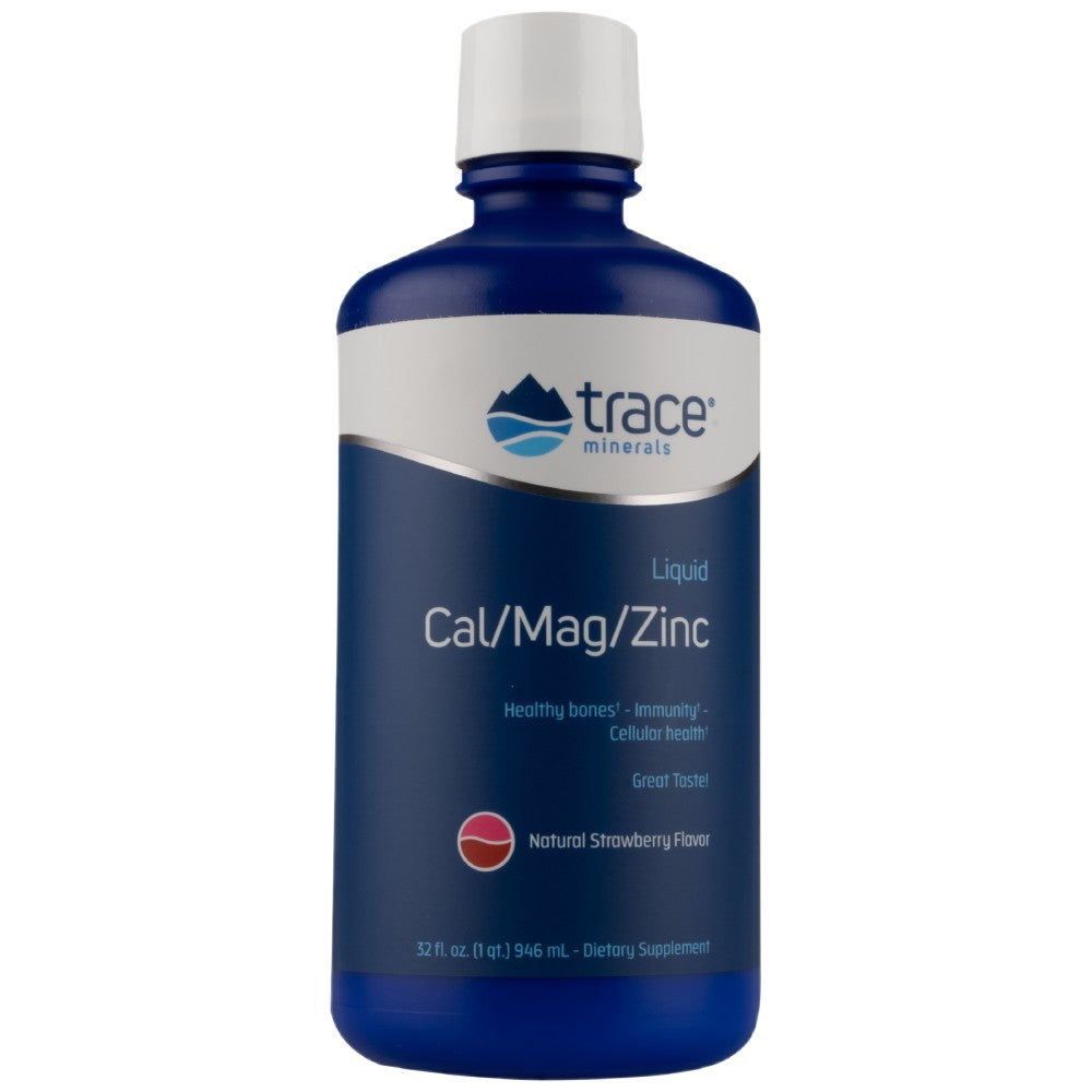 Trace Minerals Liquid Cal/Mag/Zinc - Течен калций, магнезий и цинк