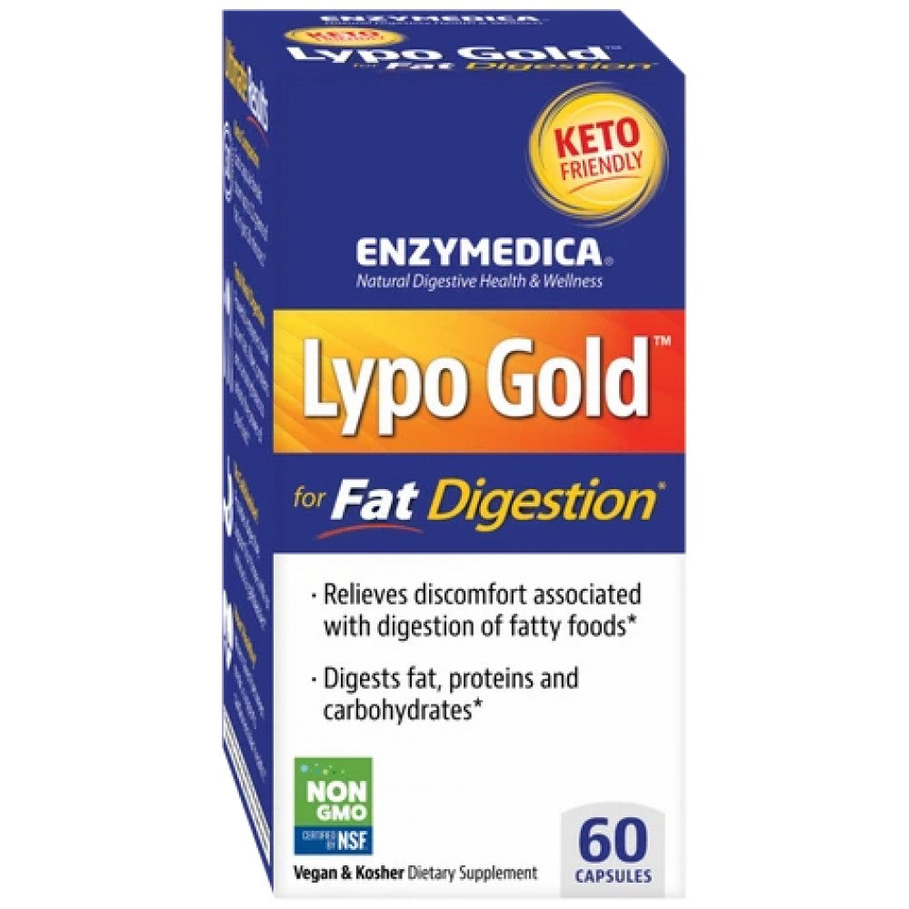 Enzymedica Lypo Gold Fat Digestion - Ензими за смилане на мазнини