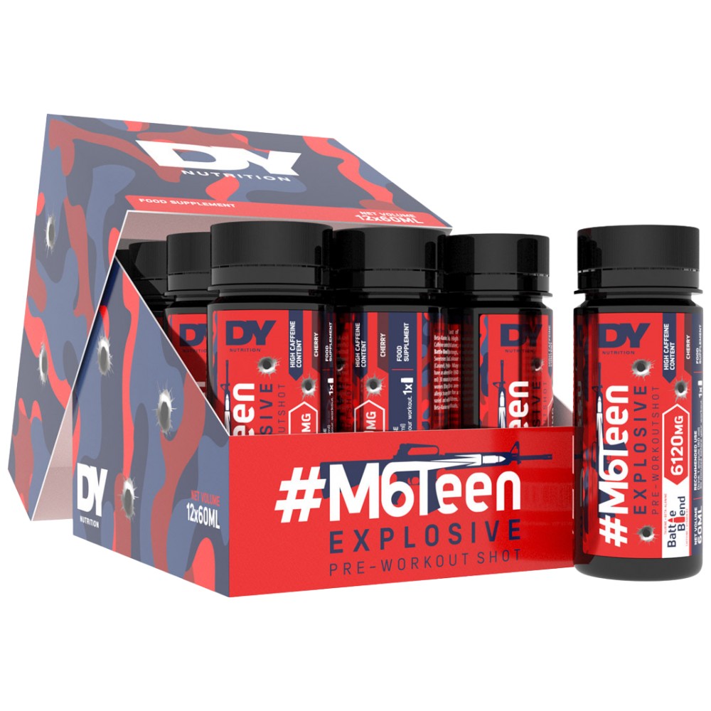 Dorian Yates Nutrition M6Teen Explosive Pre-Workout Shot - Предтренировъчен шот