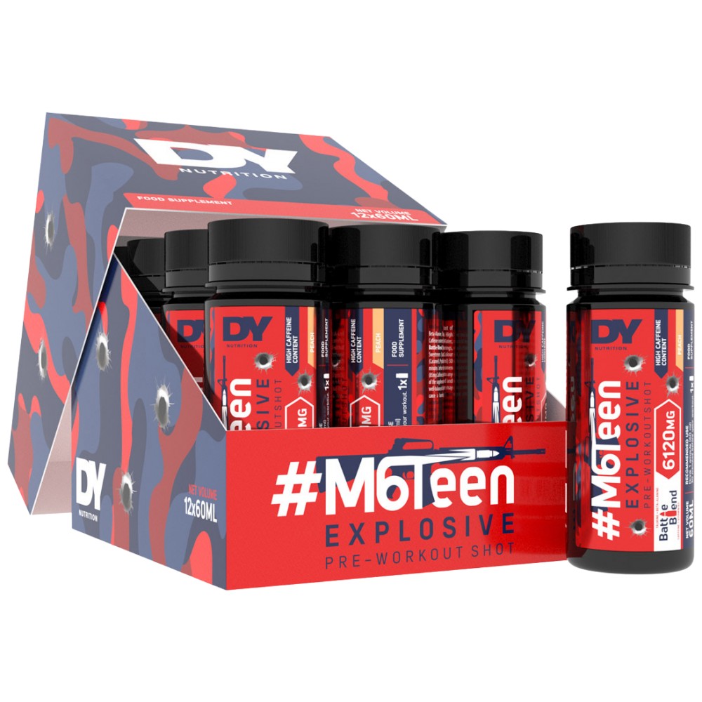 Dorian Yates Nutrition M6Teen Explosive Pre-Workout Shot - Предтренировъчен шот