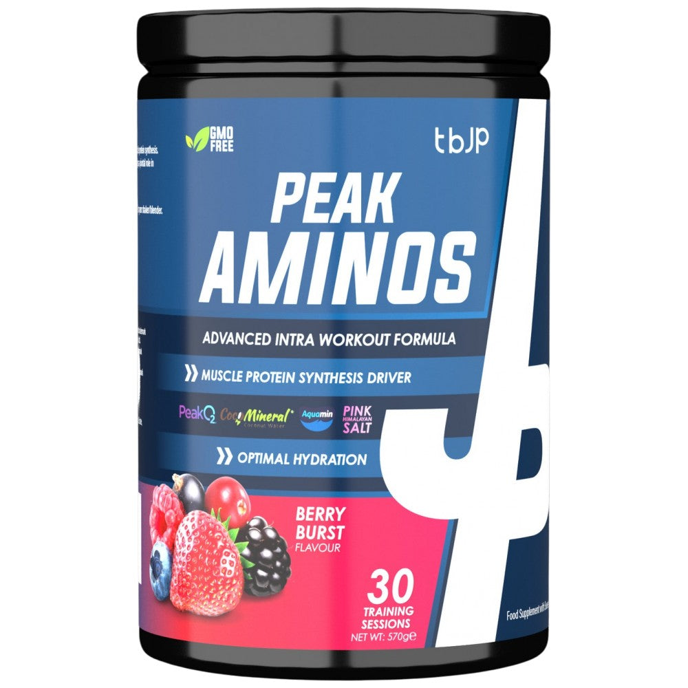 Trained by JP Peak Aminos with Peak O2 & Aquamin - EAA с гъбен комплекс и минерали