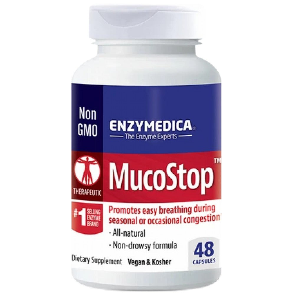 Enzymedica MucoStop Easy Breathing - Ензимна формула за дишане