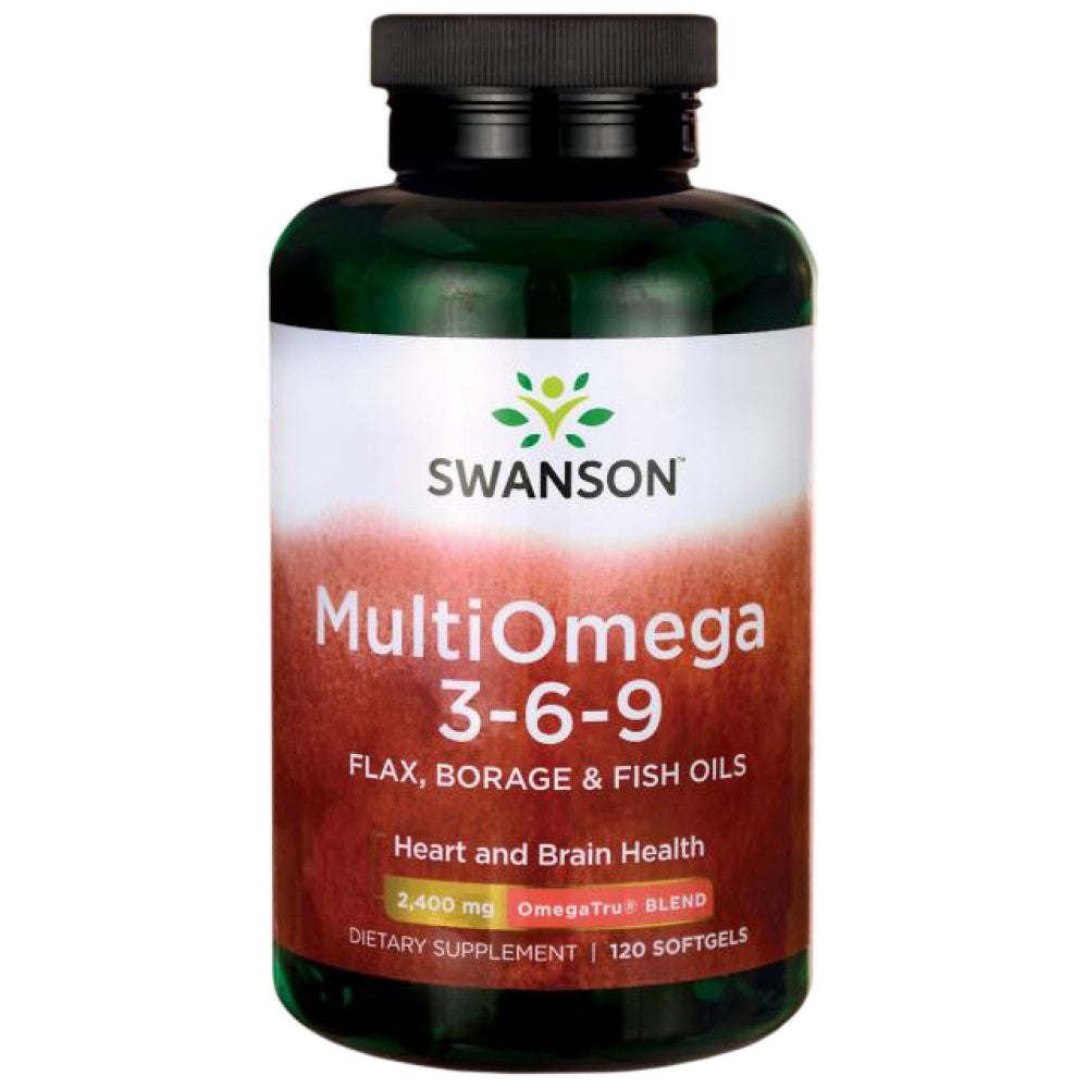 SWANSON Multi Omega 3-6-9 - Омега 3-6-9 (лен, пореч, риба)