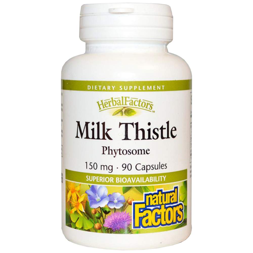 Natural Factors Milk Thistle Phytosome 150 mg - Бял трън фитозоми 150 mg