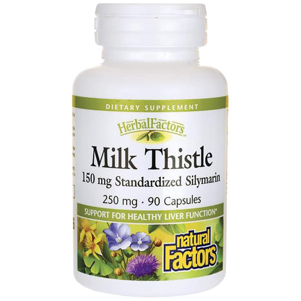 Natural Factors Milk Thistle 250 mg - Магарешки бодил 250 mg