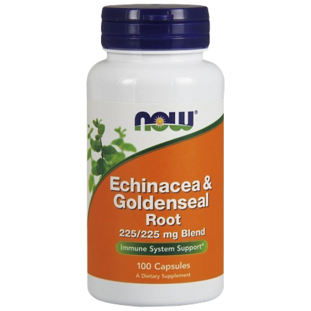NOW Foods Echinacea & Goldenseal Root - Ехинацея с жълтия корен