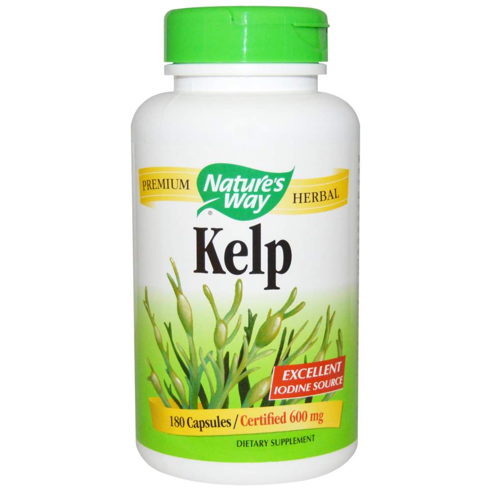 Nature’s Way Kelp 600 mg - Йод от водорасли 600 mg