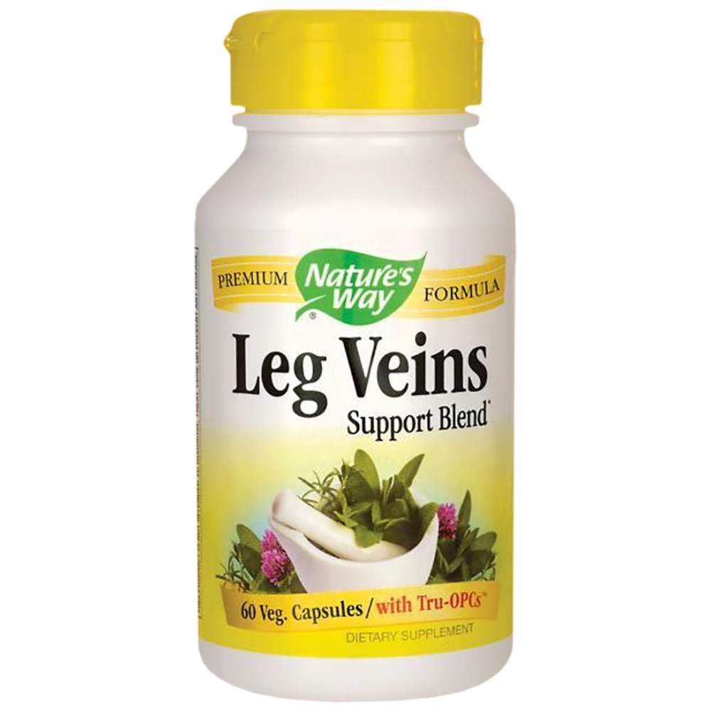 Nature's Way Leg Veins with Tru-OPCs 435 mg - Формула за вени на краката