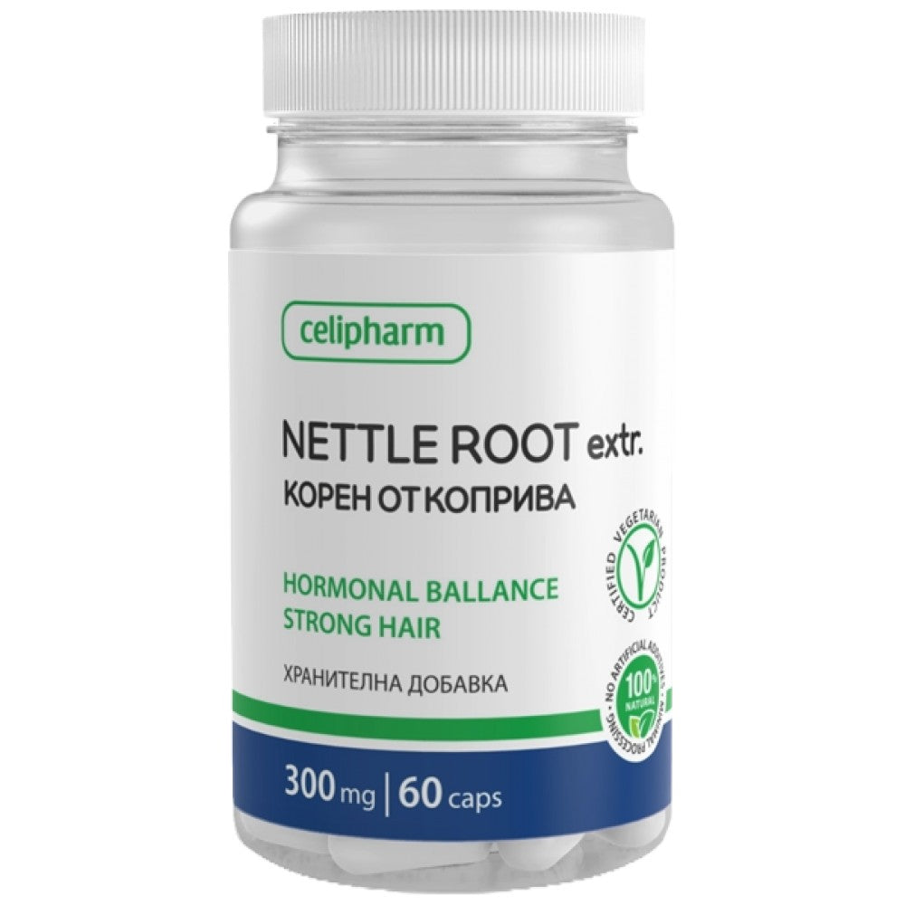 CeliPharm Nettle Root 300 mg - Коприва корен 300 mg