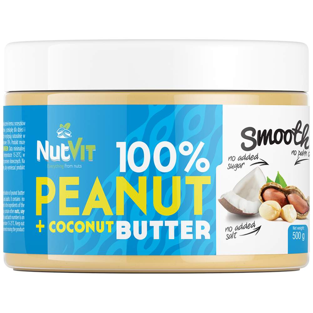 OstroVit Peanut Butter + Coconut Butter - Фъстъчено и кокосово масло