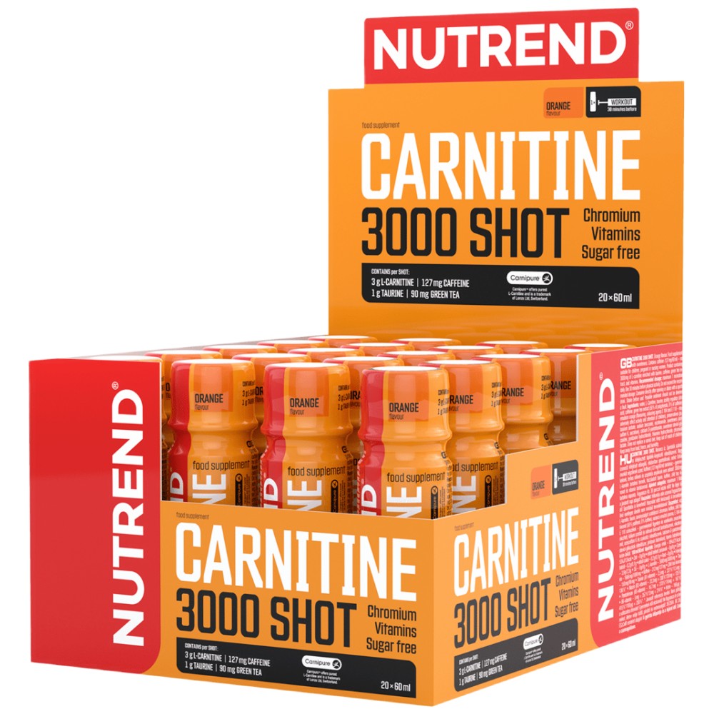 Nutrend Carnitine 3000 Shot - L-Карнитин 3000 шот