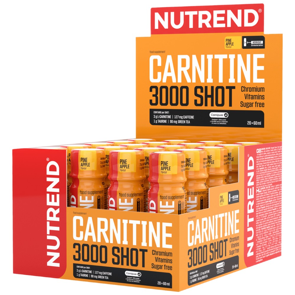 Nutrend Carnitine 3000 Shot - L-Карнитин 3000 шот