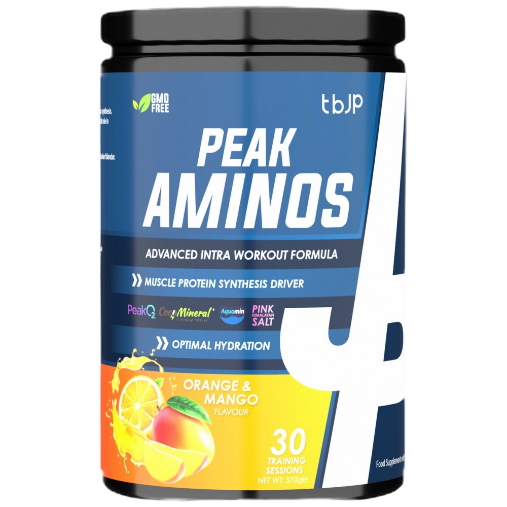 Trained by JP Peak Aminos with Peak O2 & Aquamin - EAA с гъбен комплекс и минерали