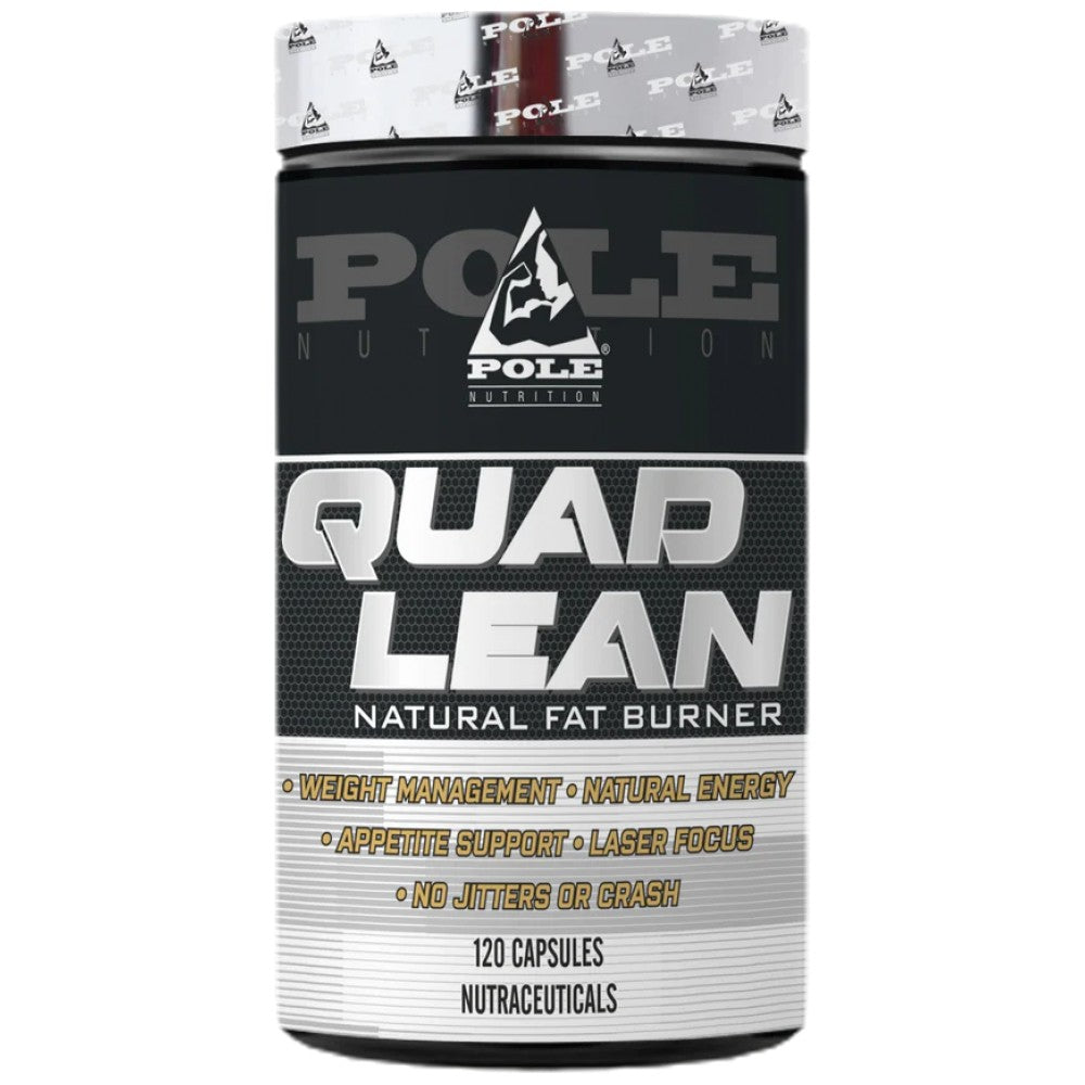 Pole Nutrition Quadlean Fat Burner with Natural Caffeine - Термогенен фетбърнър с кофеин