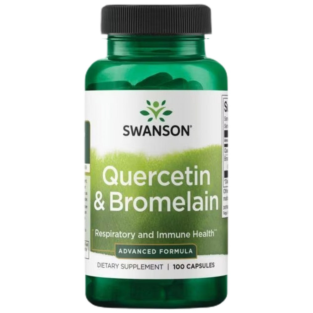SWANSON Quercetin & Bromelain Advanced Formula - Кверцетин с бромелаин