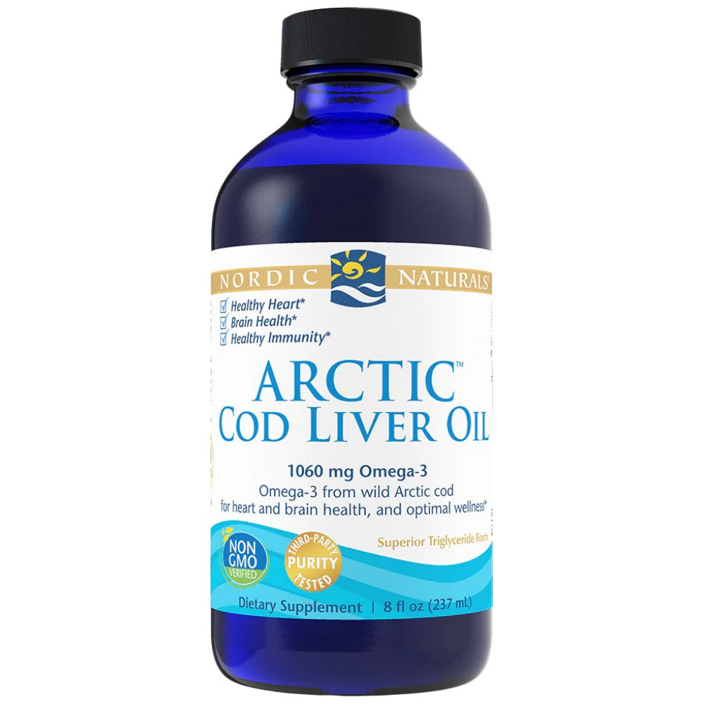 Nordic Naturals Arctic Cod Liver Oil 1060 mg - Арктическо масло от черен дроб на треска 1060 mg