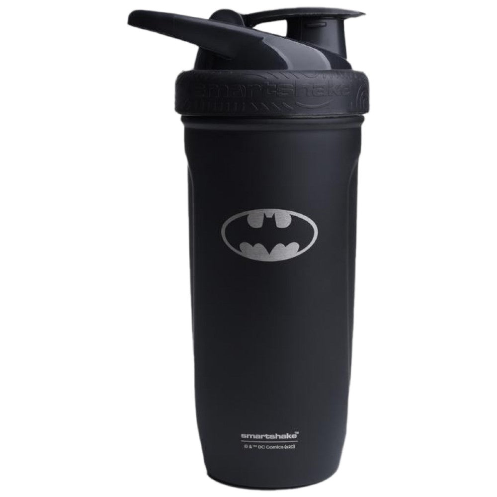 SmartShake Smart Reforce Stainless Steel Shaker Batman Logo - Метален шейкър Batman