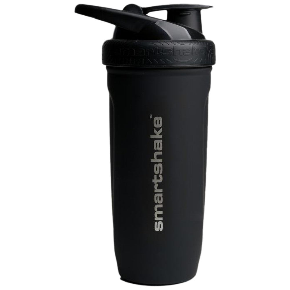 SmartShake Smart Reforce Stainless Steel Shaker Black - Метален шейкър (черен)