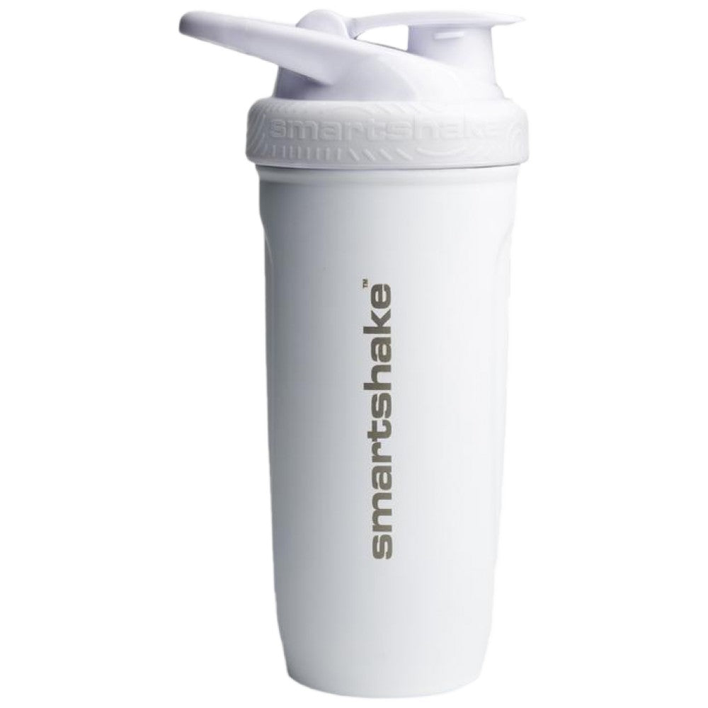 SmartShake Smart Reforce Stainless Steel Shaker White - Метален шейкър бял