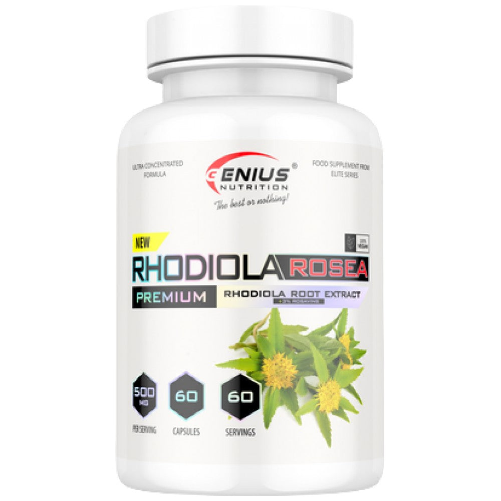 Genius Nutrition Rhodiola Rosea 500 mg - Родиола розова 500 mg