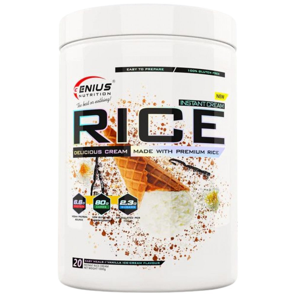 Genius Nutrition Rice Cream - Оризов крем за закуска