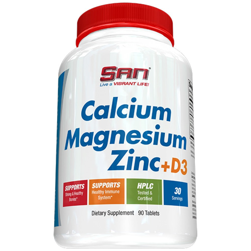 SAN Calcium Magnesium Zinc + D3 - Калций, магнезий, цинк с Д3