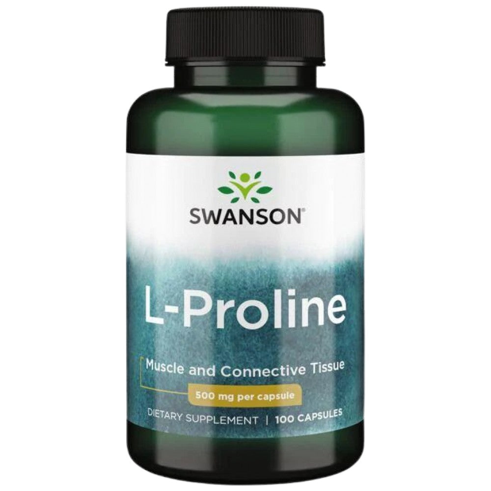SWANSON L-Proline 500 mg - L-Пролин 500 mg