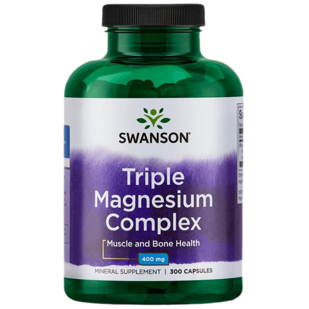 SWANSON Triple Magnesium Complex 400 mg - Магнезиев комплекс 400 mg