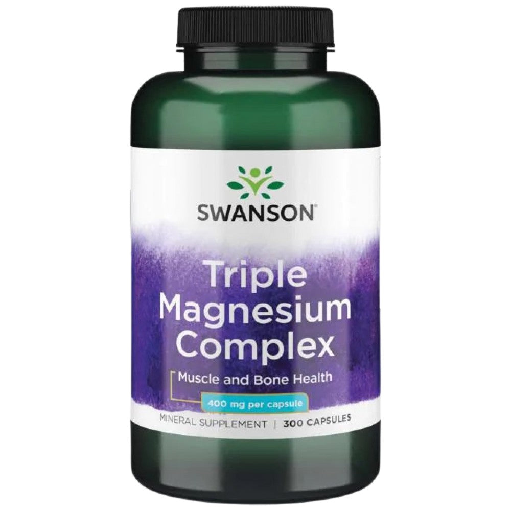 SWANSON Triple Magnesium Complex 400 mg - Магнезиев комплекс 400 mg