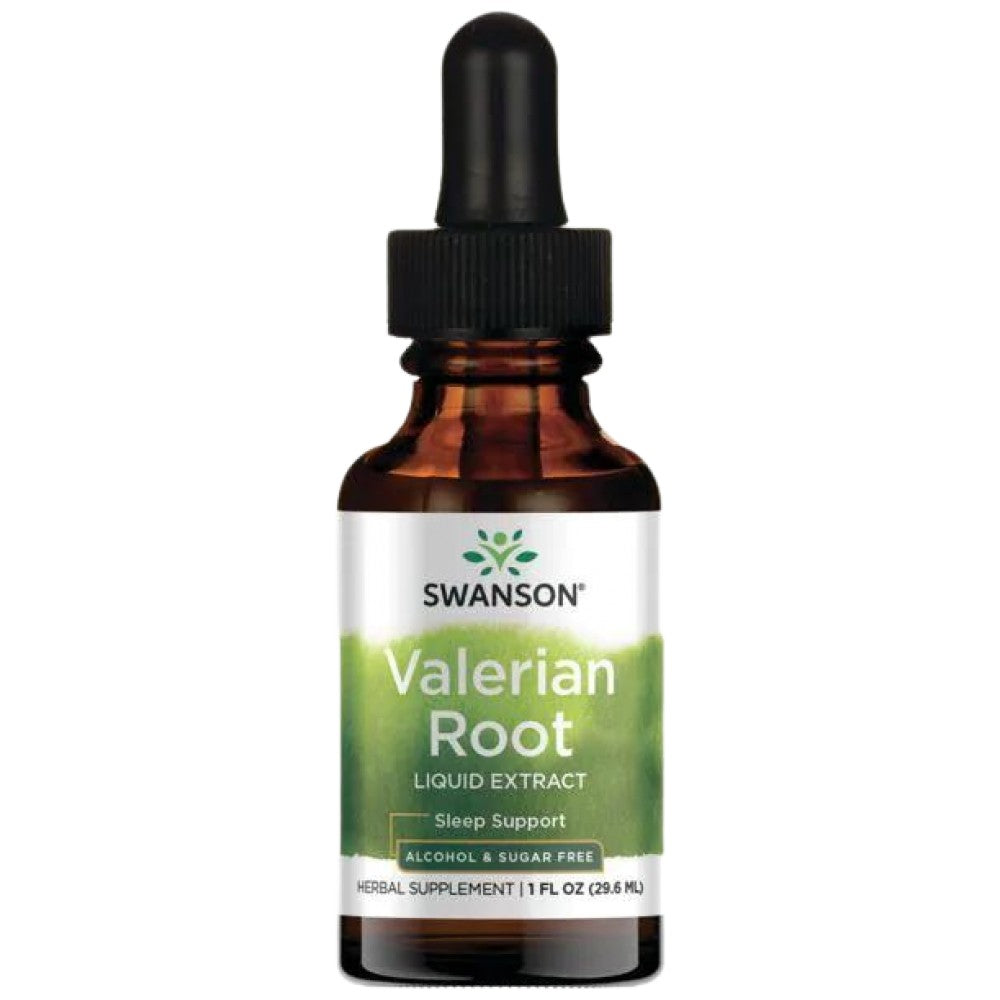 SWANSON Valerian Root Liquid Extract - Течен Валериан без алкохол