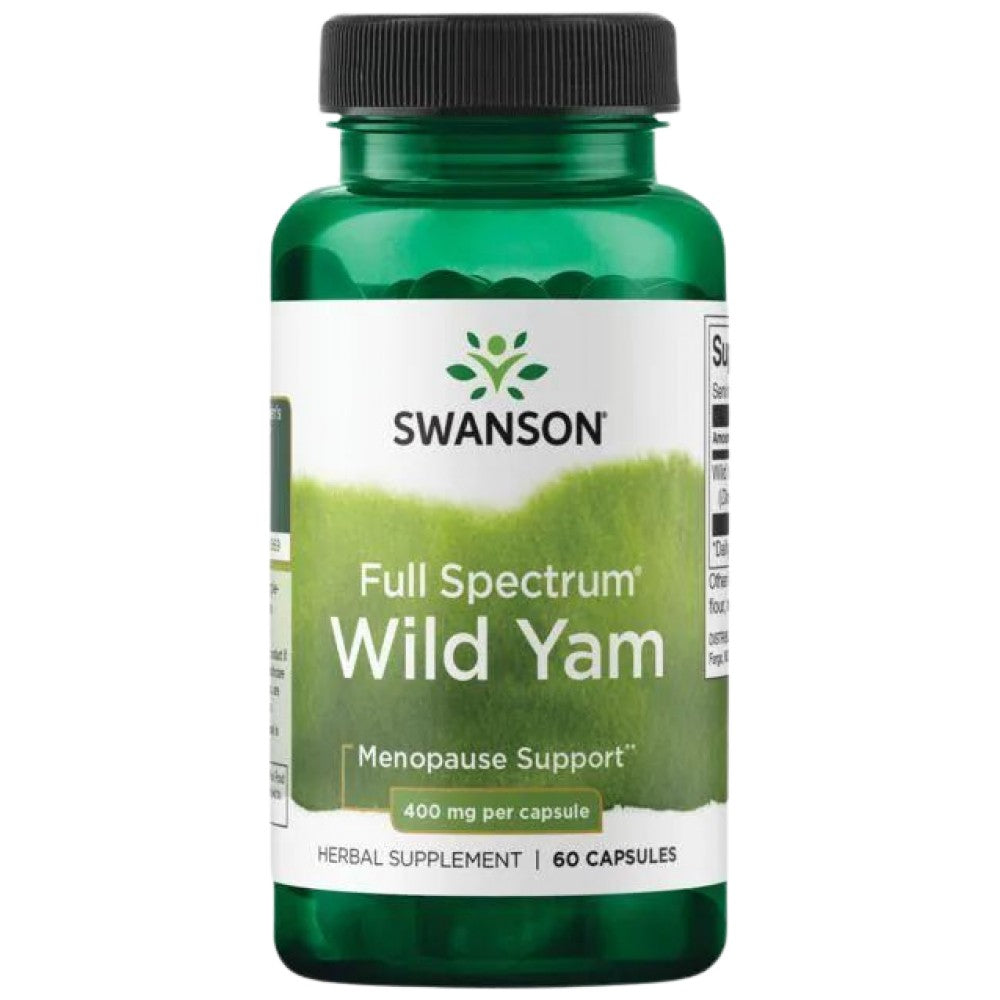 SWANSON Full Spectrum Wild Yam 400 mg - Корен от дива ямс 400 mg