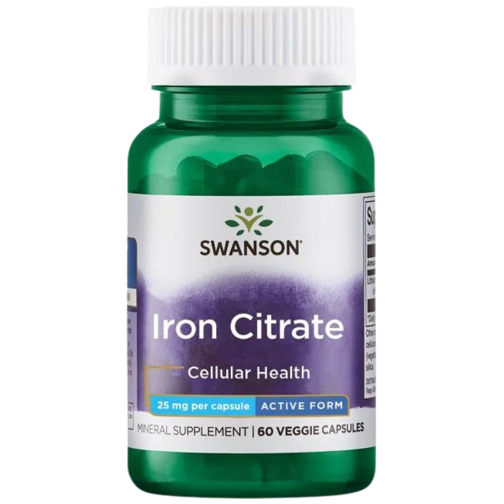 SWANSON Iron Citrate 25 mg - Желязо цитрат 25 mg