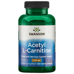 SWANSON Acetyl L-Carnitine 500 mg - Ацетил Л-Карнитин 500 mg