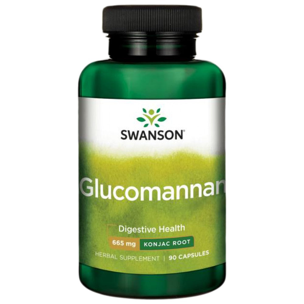 SWANSON Glucomannan Konjac Root 665 mg - Глюкоманан от конжак 665 mg