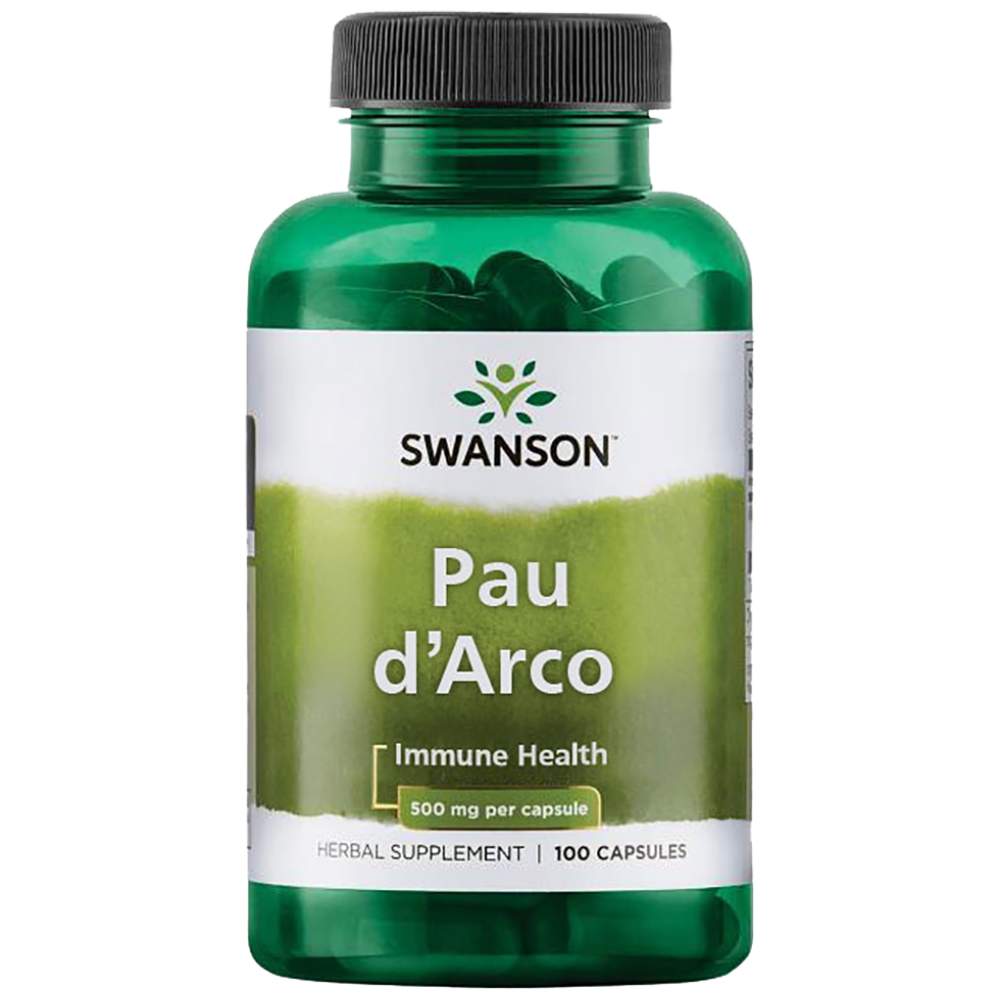 SWANSON Pau D'Arco 500 mg - Пау д'Арко 500 mg