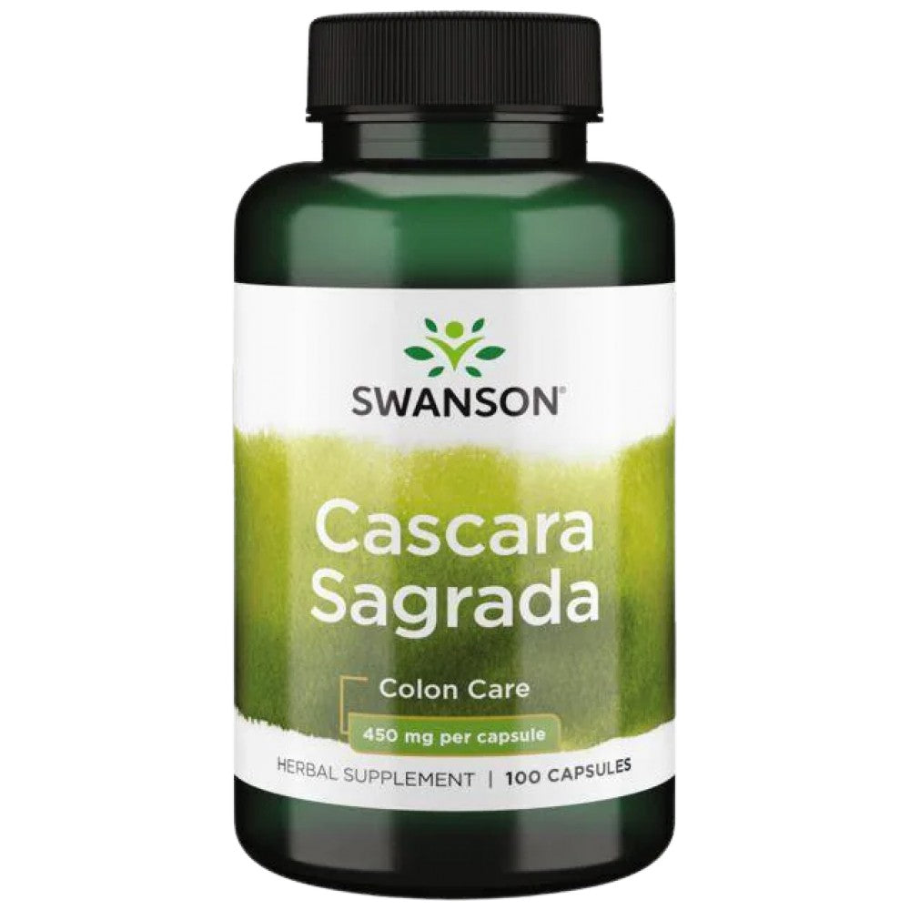 SWANSON Cascara Sagrada 450 mg - Каскара саграда 450 mg