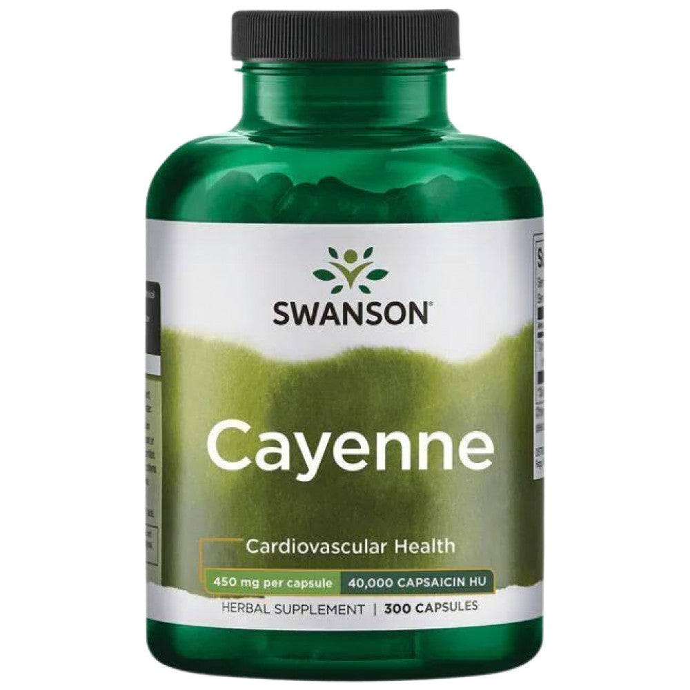 SWANSON Cayenne 450 mg - Лют червен пипер 450 mg