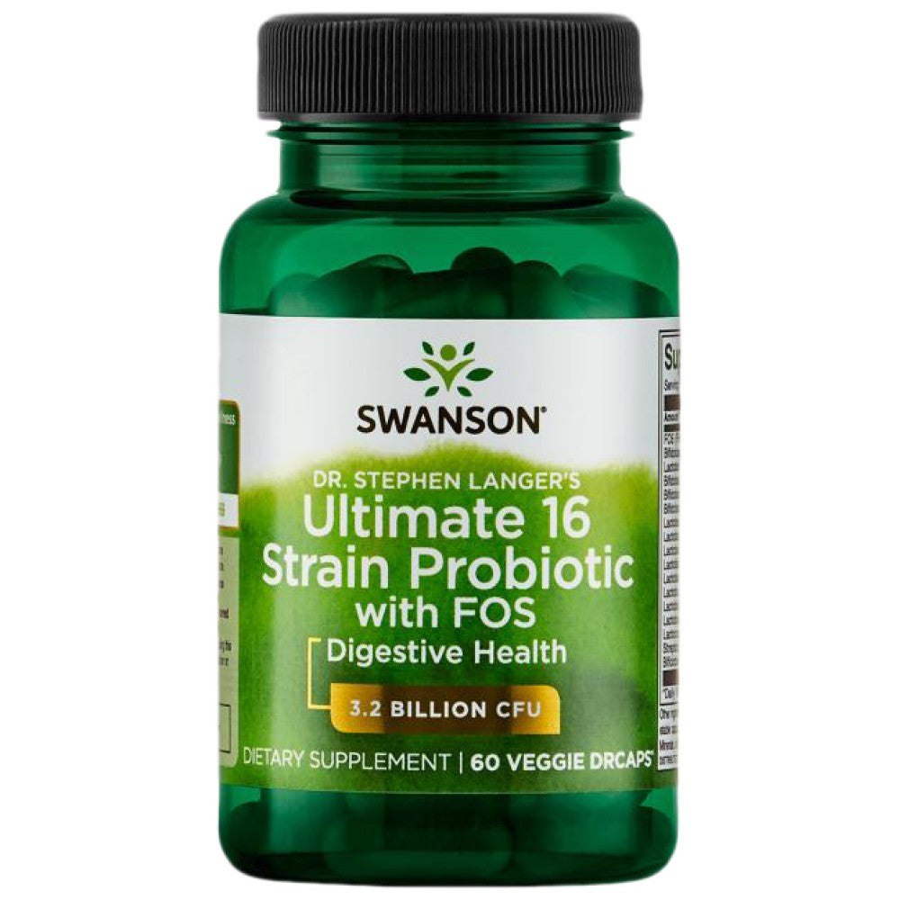 SWANSON Dr. Langer's 16 Strain Probiotic - Пробиотик с 16 щама и FOS