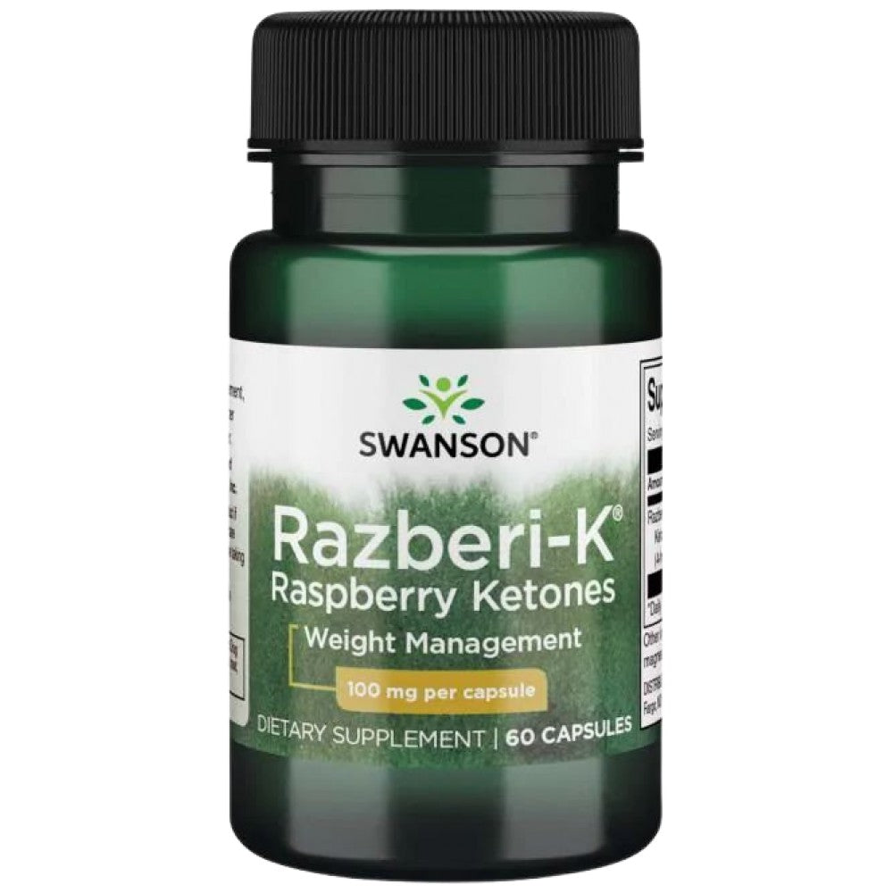 SWANSON Razberi-K 100 mg Raspberry Ketones - Малинови кетони Razberi-K