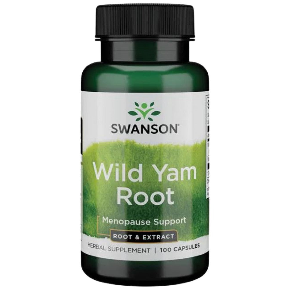 SWANSON Wild Yam Root 405 mg - Корен от дива ямс 405 mg