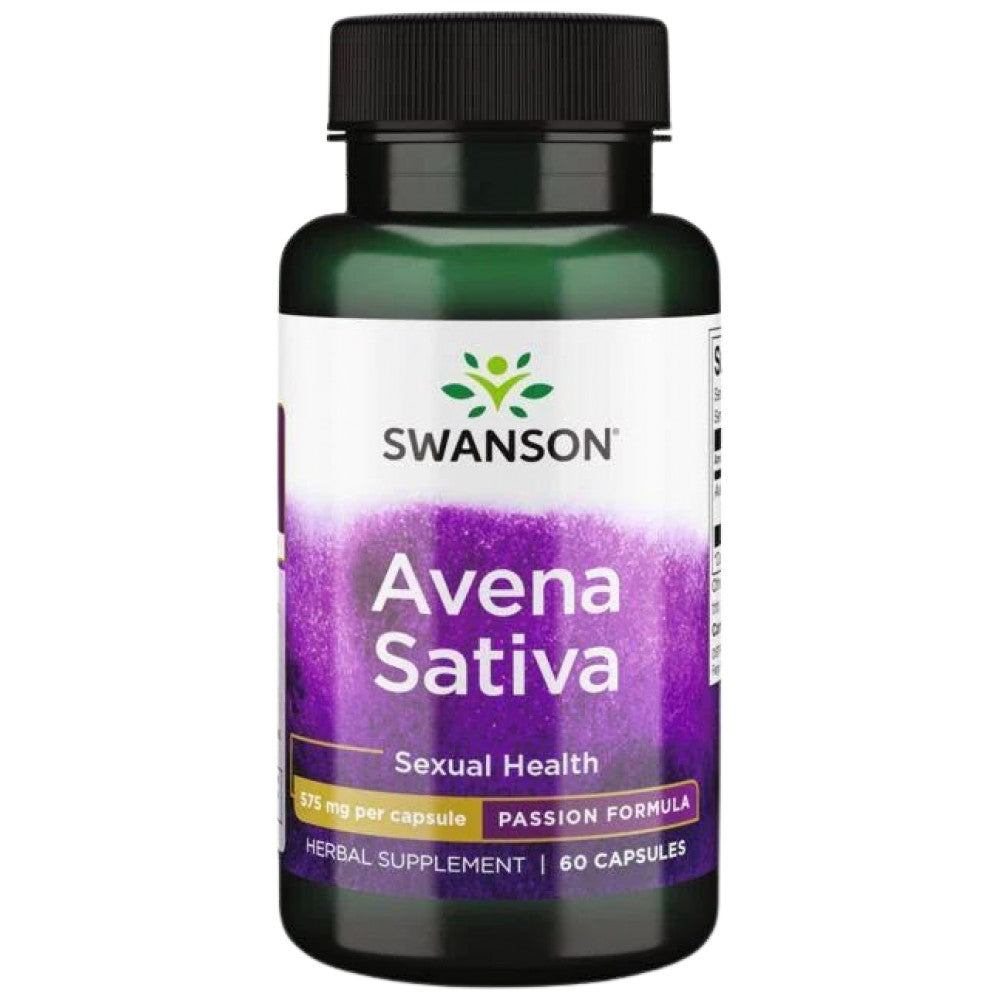 SWANSON Avena Sativa Male Stamina Max Strength 575 mg - Овес за мъжка издръжливост